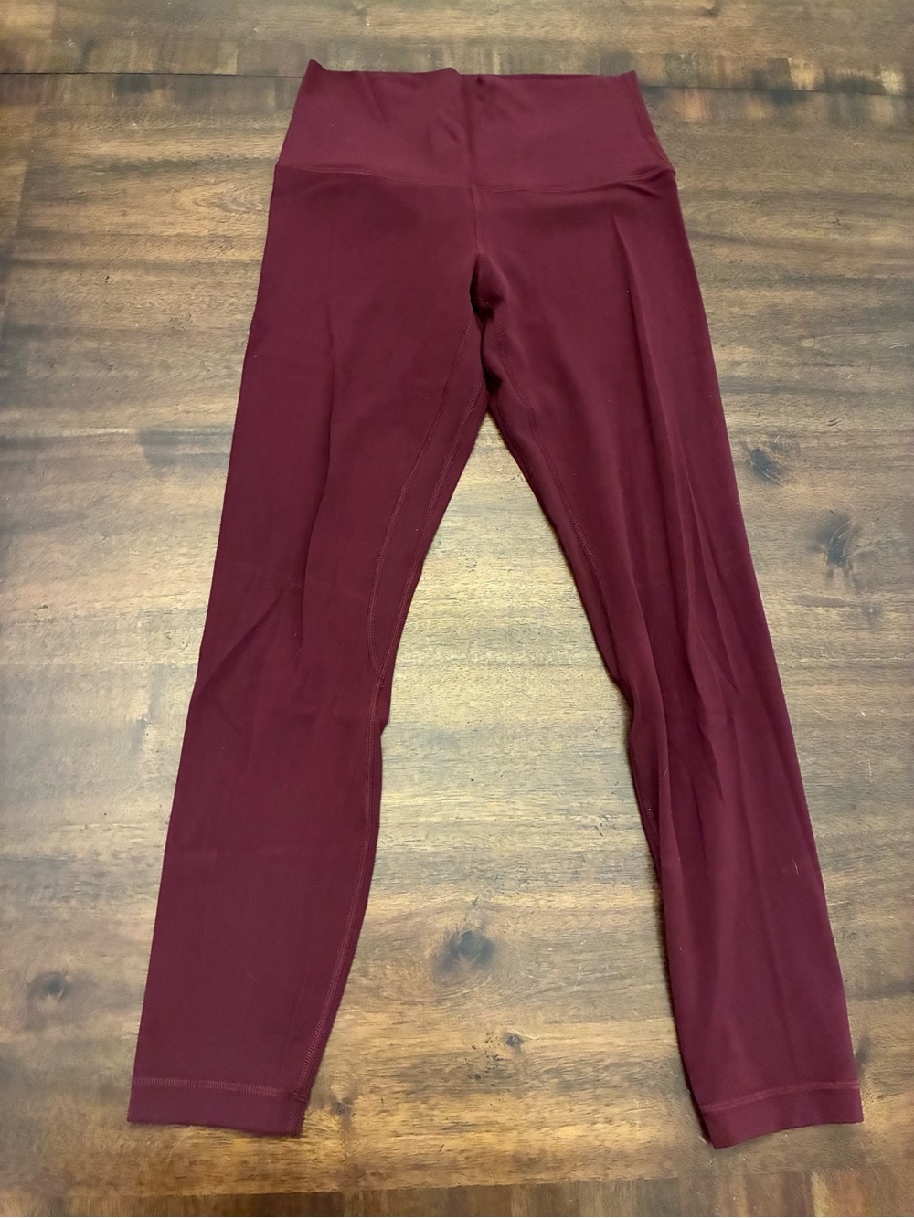 Lululemon Align Leggings Size 6 High-Rise Pant 25" Cassis Maroon Burgundy